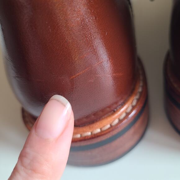 Mens Nisolo Andres All Weather Brown Leather Ankle‎ Dress Boots Size 7.5 M - Picture 10 of 15